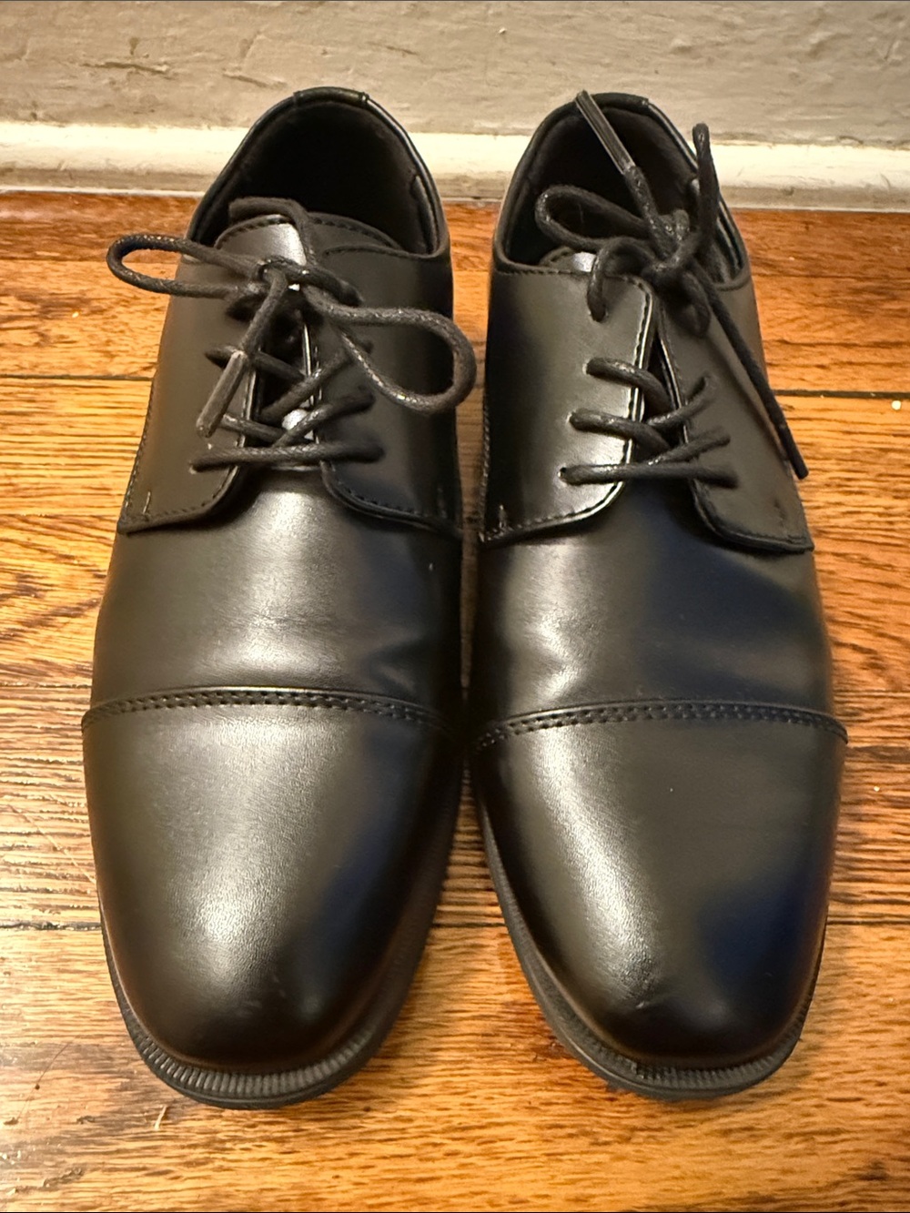 Classic Black kids  Dress Shoes - Elegant Lace-Up